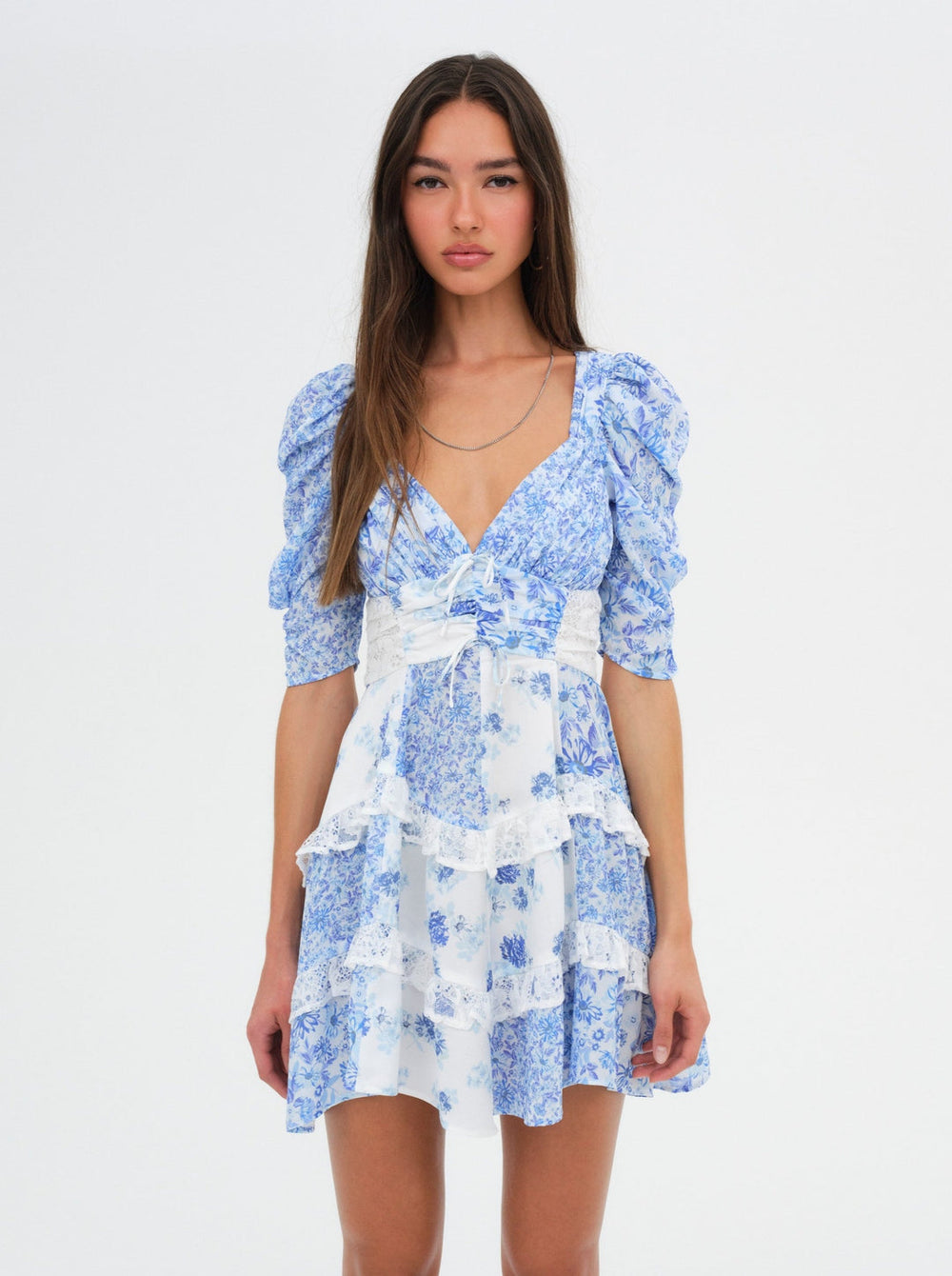 Rosalyn Mini Dress Blue