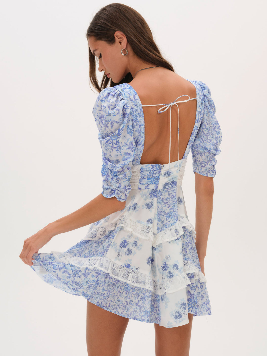 Rosalyn Mini Dress Blue