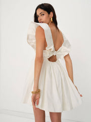 Clementine Mini Dress White