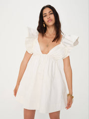 Clementine Mini Dress White