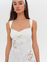 Claudia Mini Dress White