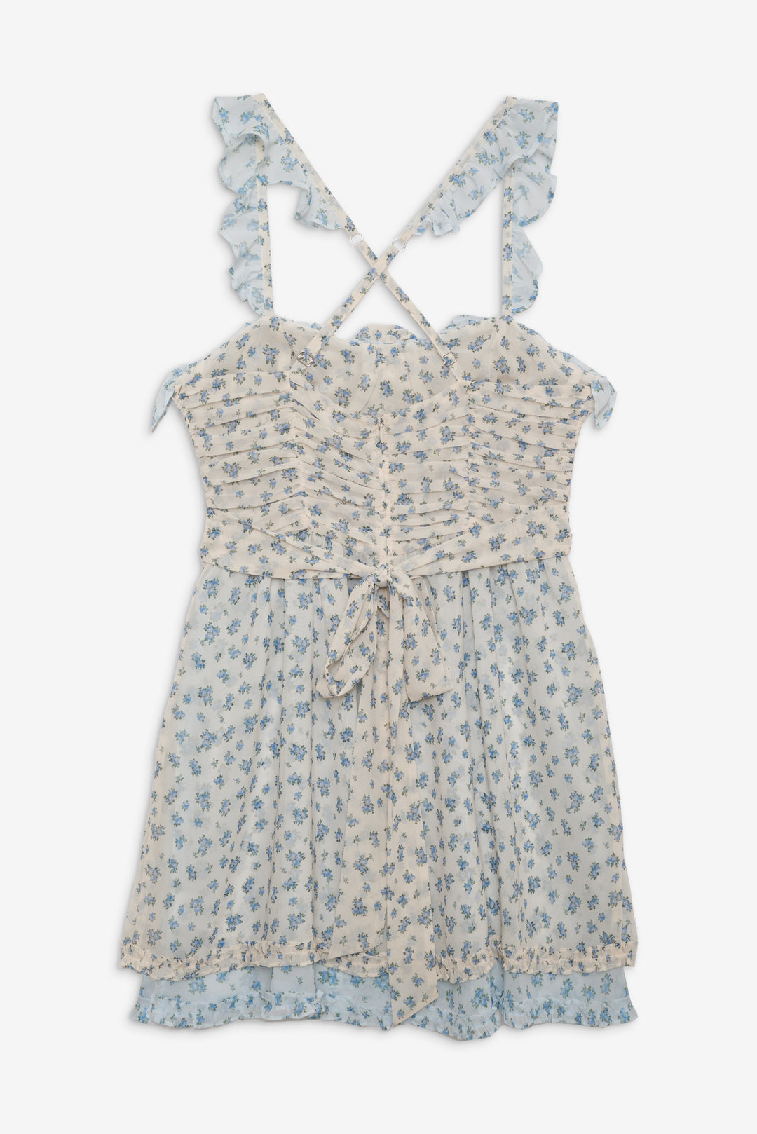 Chateau Mini Dress Blue