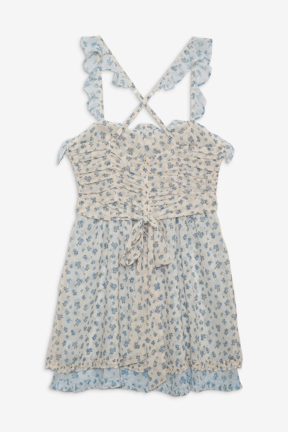 Chateau Mini Dress Blue