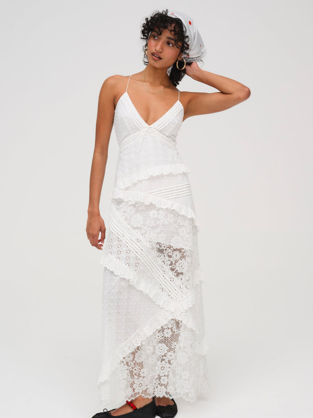 Rosalyn Maxi Dress White
