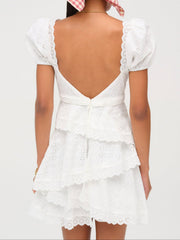 Rosalyn Mini Dress White