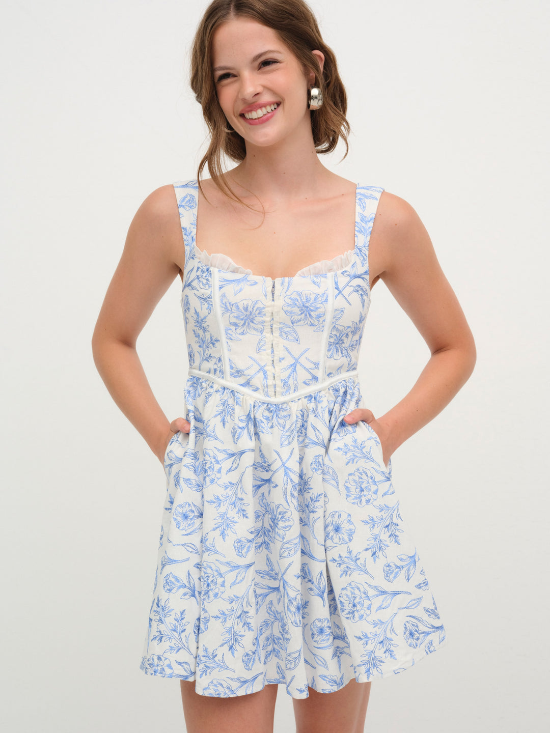 Maisie Mini Dress Blue