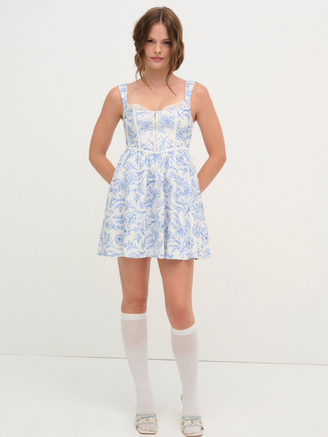 Maisie Mini Dress Blue