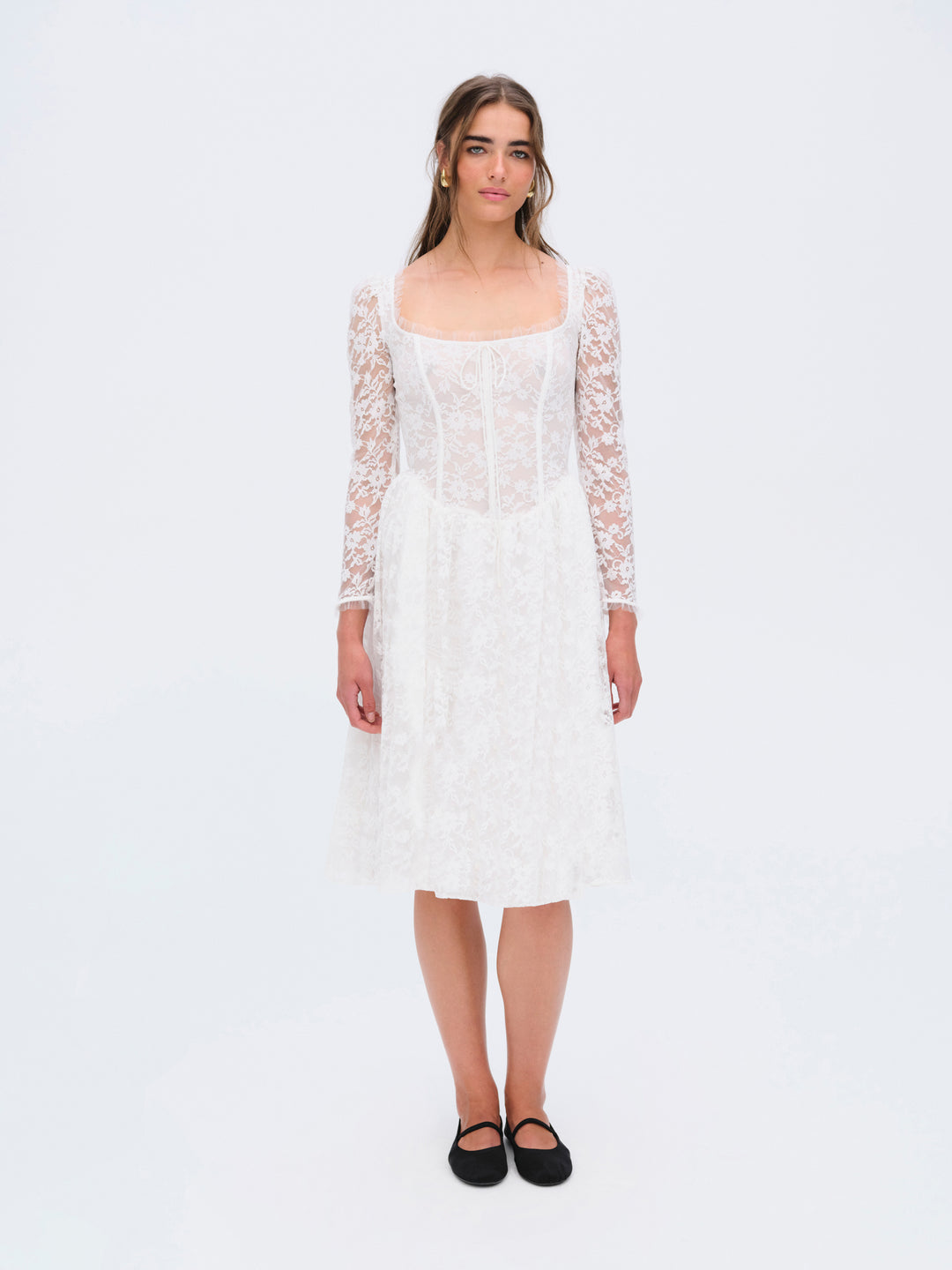 Camdyn Midi Dress White