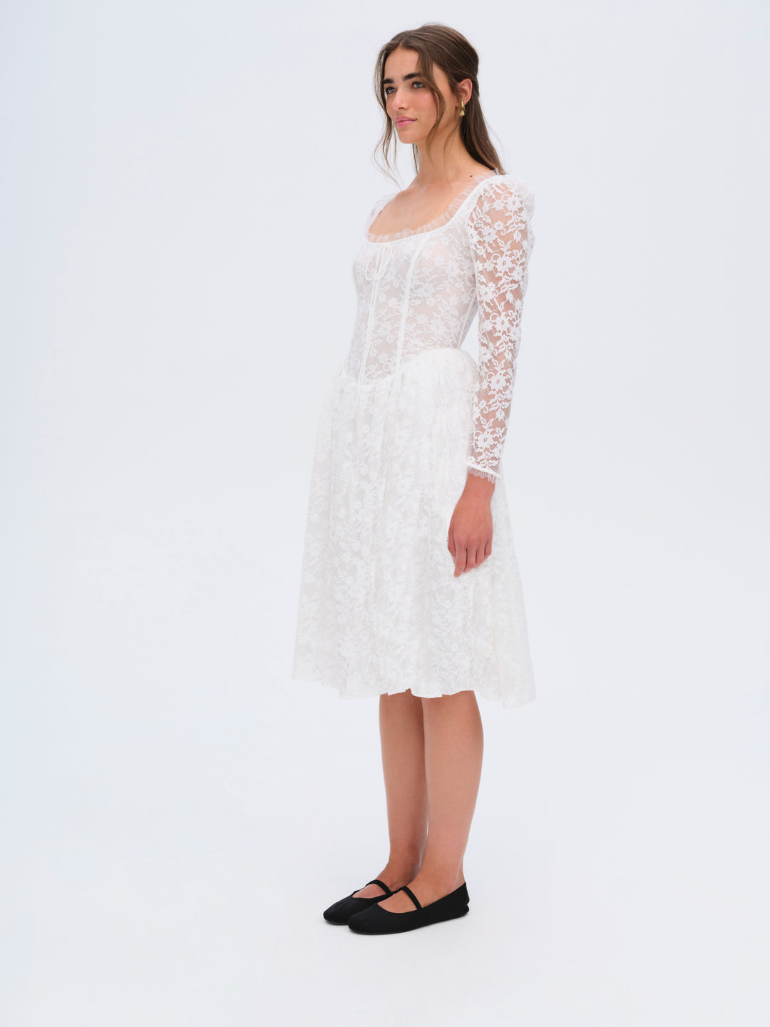 Camdyn Midi Dress White