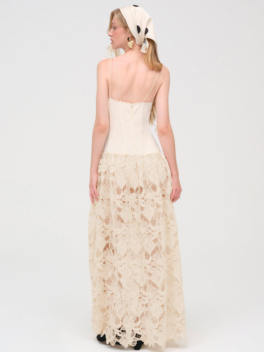 Coco Lace Maxi Dress Cream
