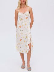 Chania Midi Dress White