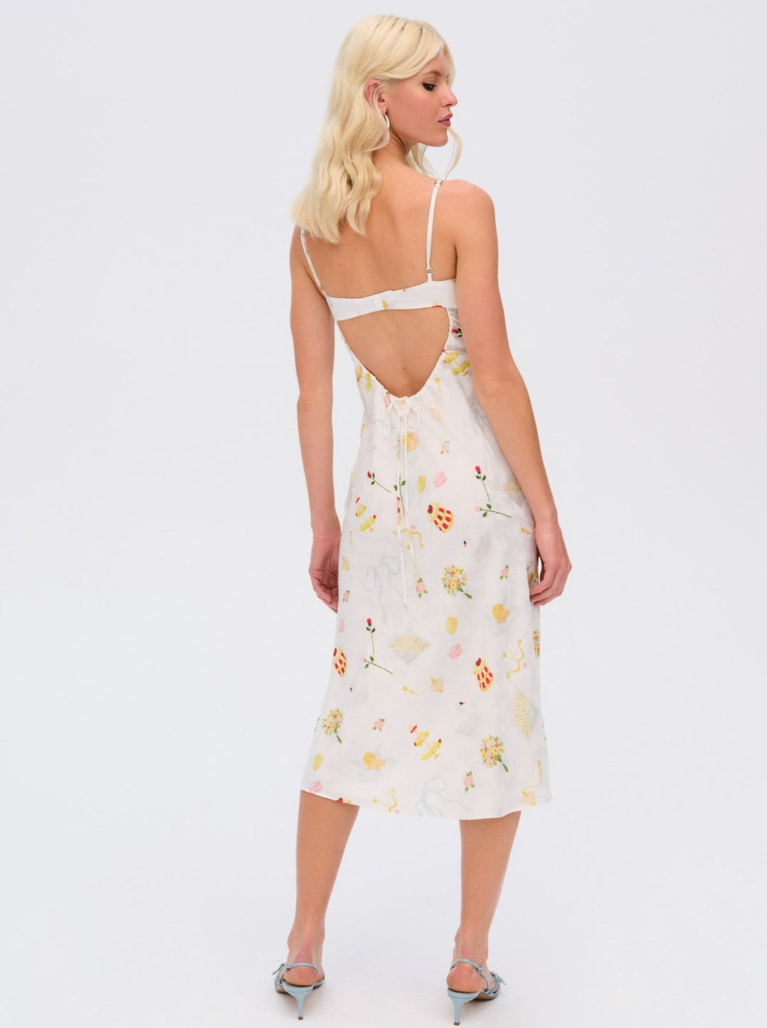 Chania Midi Dress White