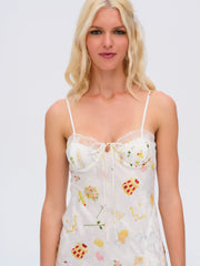 Chania Midi Dress White