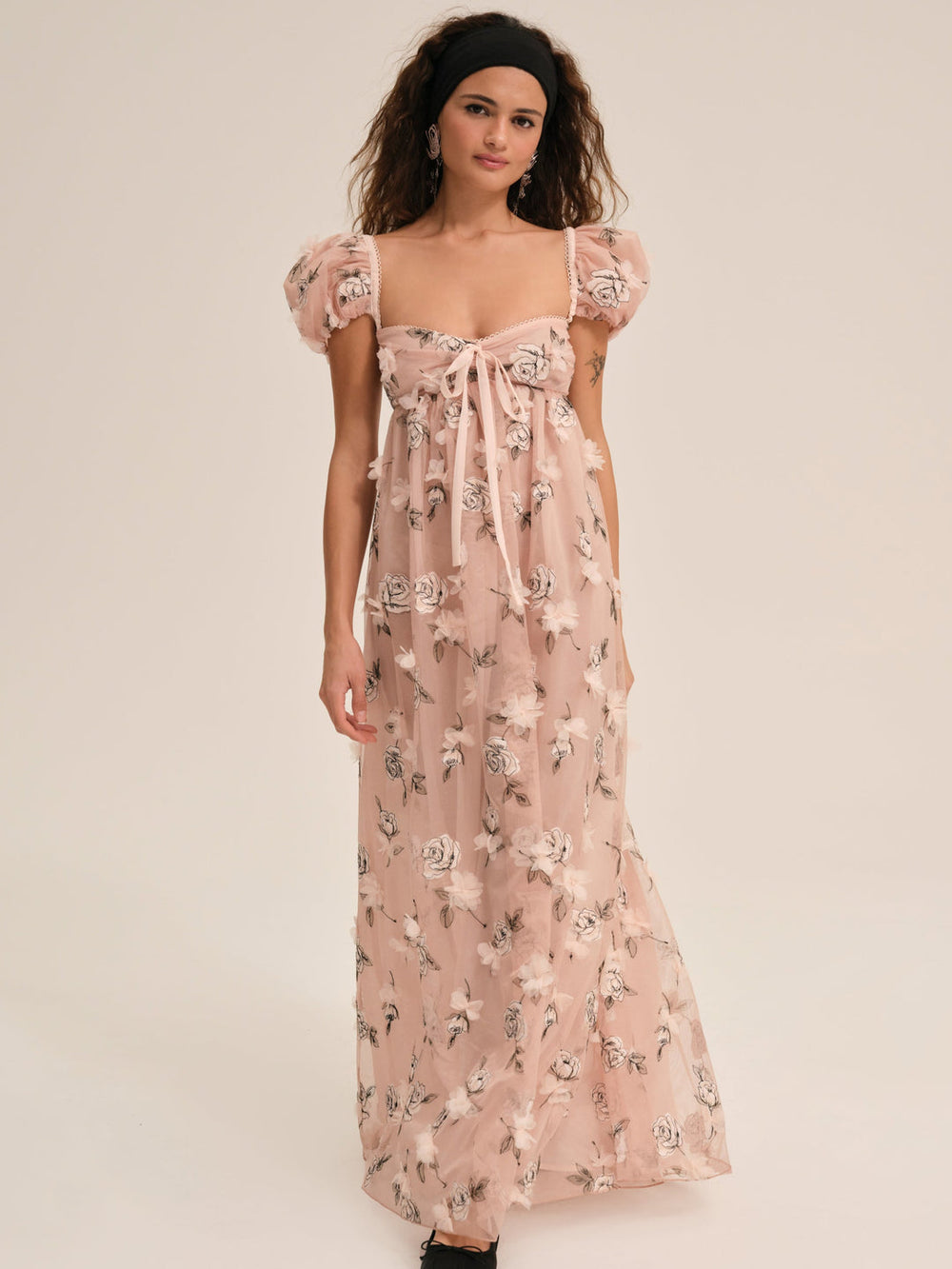 Blushing Rose Maxi Dress Blush