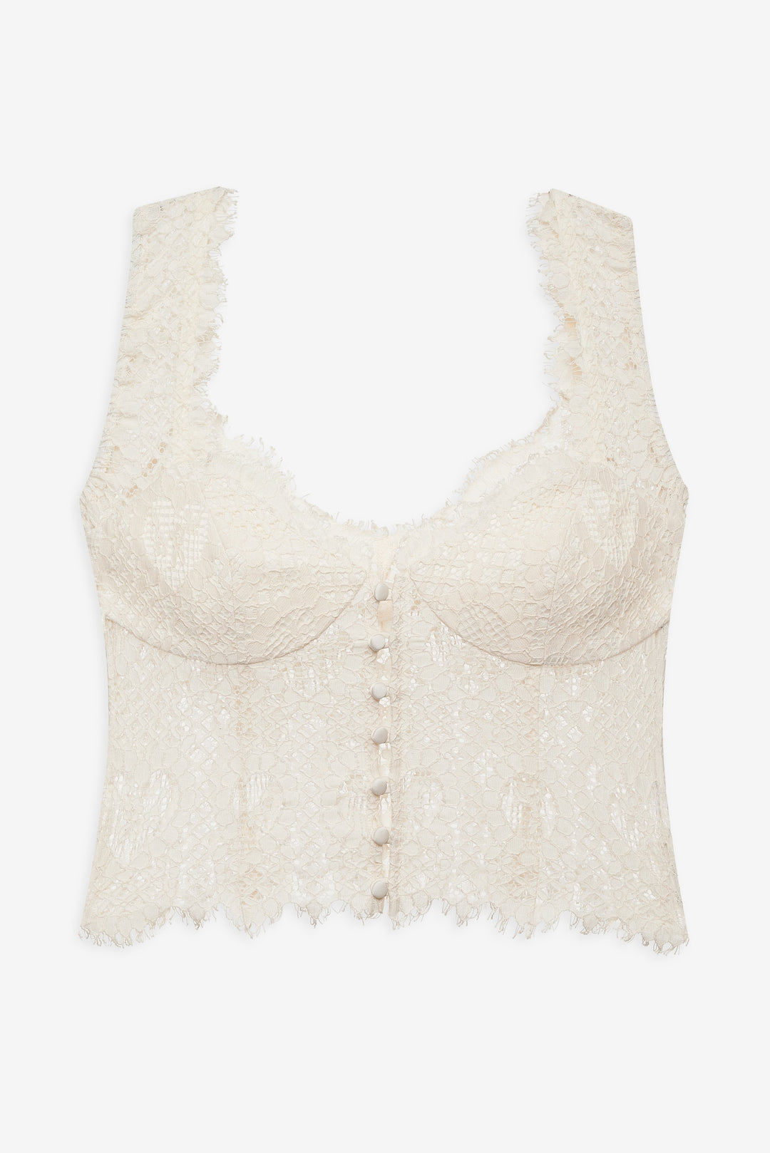Waverly Lace Top Cream