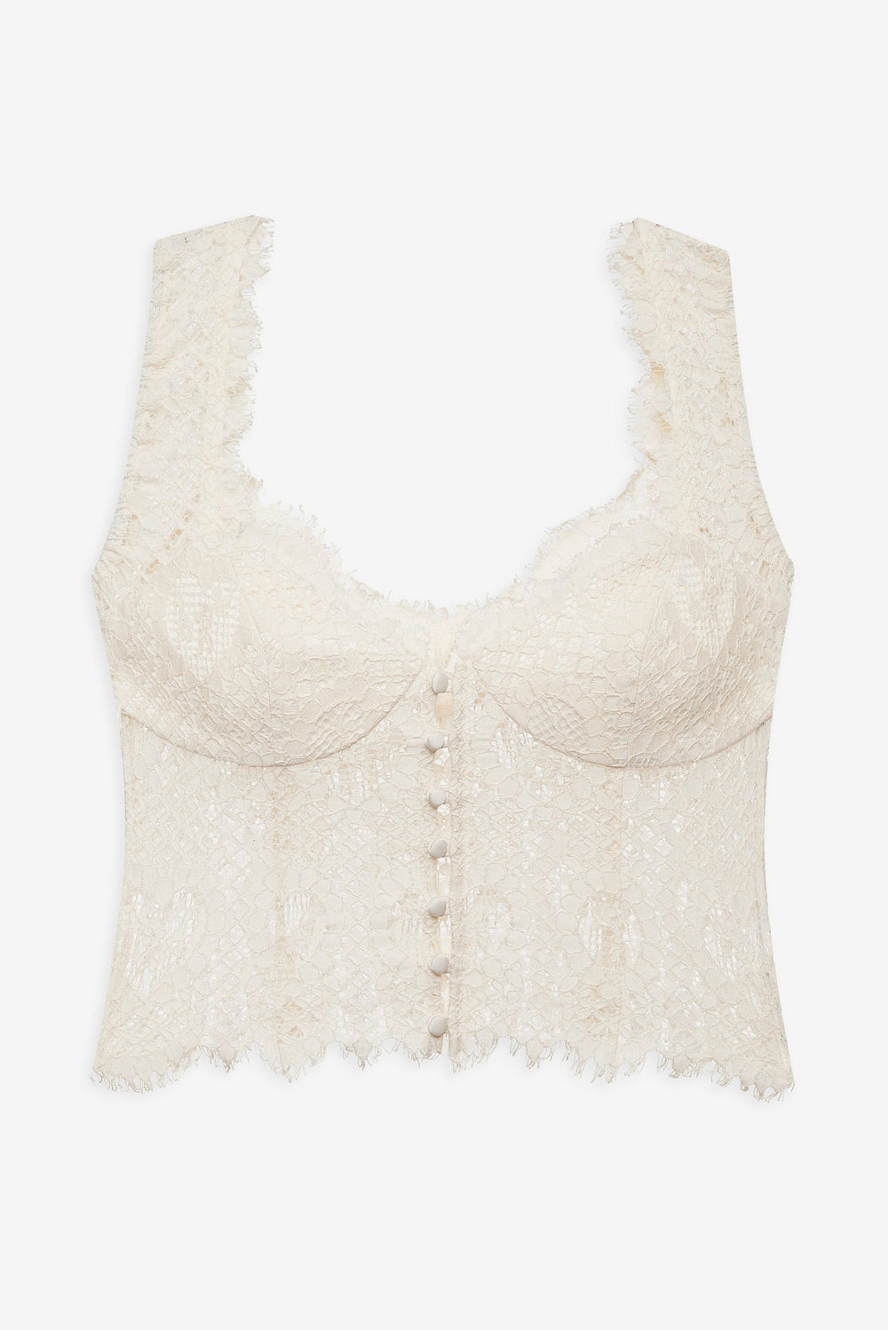 Waverly Lace Top Cream