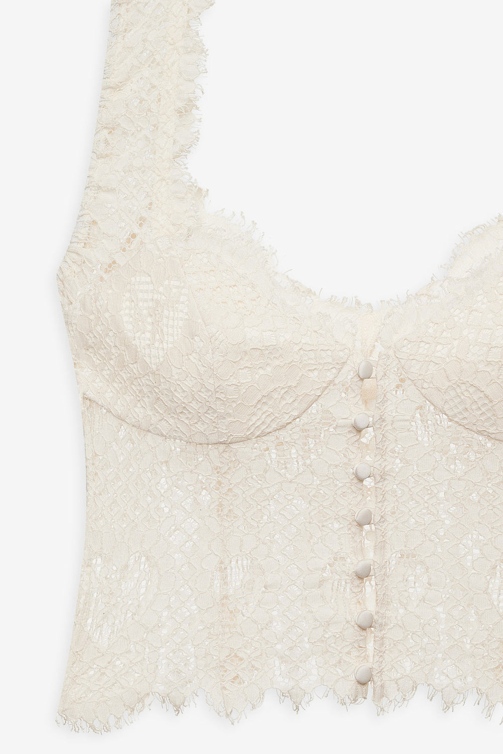 Waverly Lace Top Cream