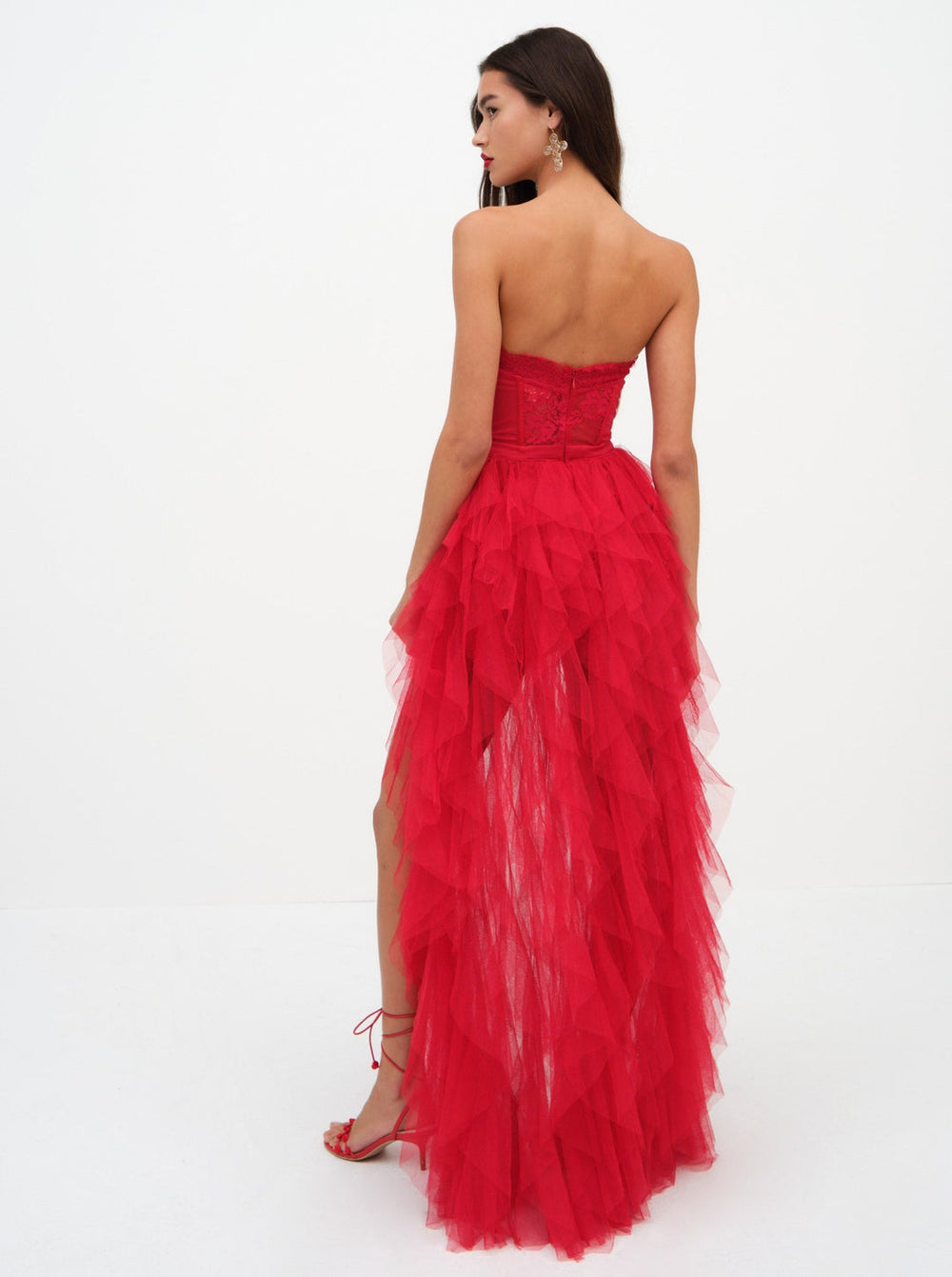 Bustier Gown Red
