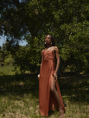 Winona Bridesmaid Gown Orange
