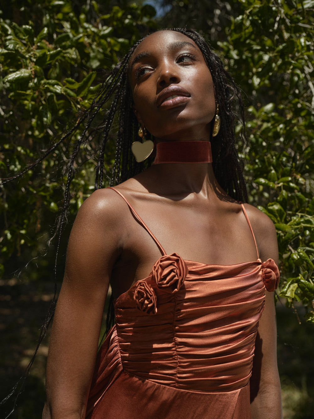Winona Bridesmaid Gown Orange