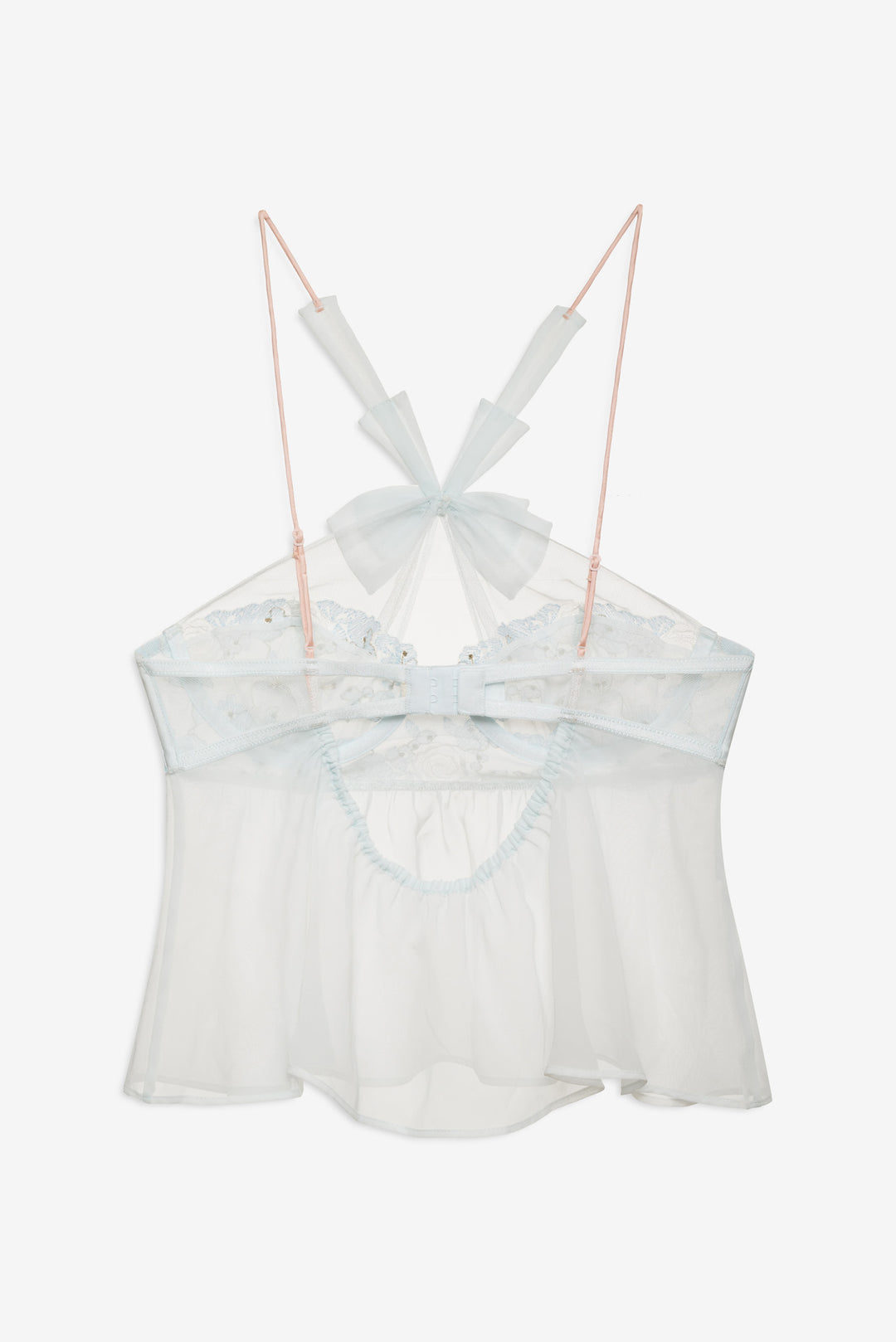 Winter Roses Top Blue
