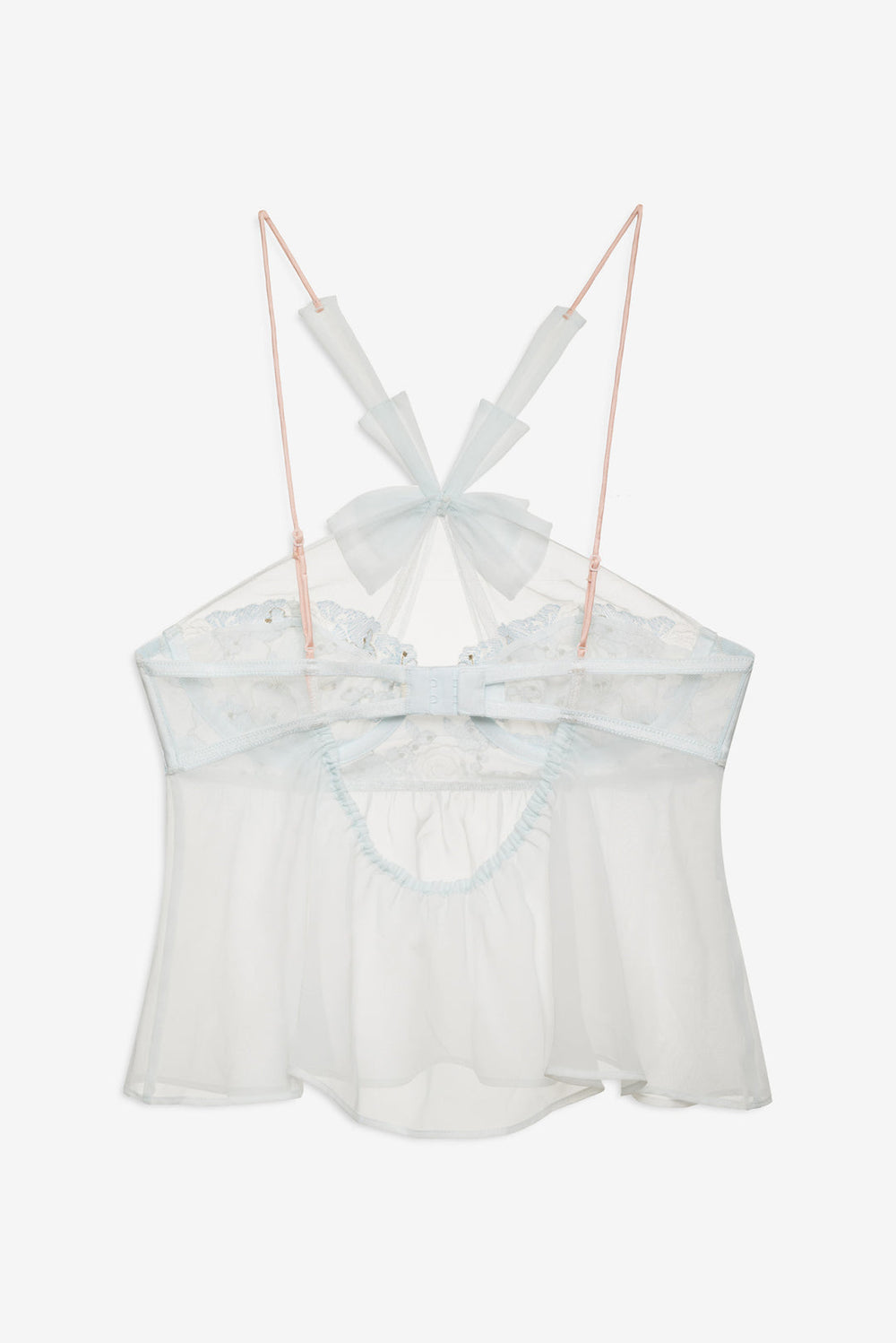 Winter Roses Top Blue