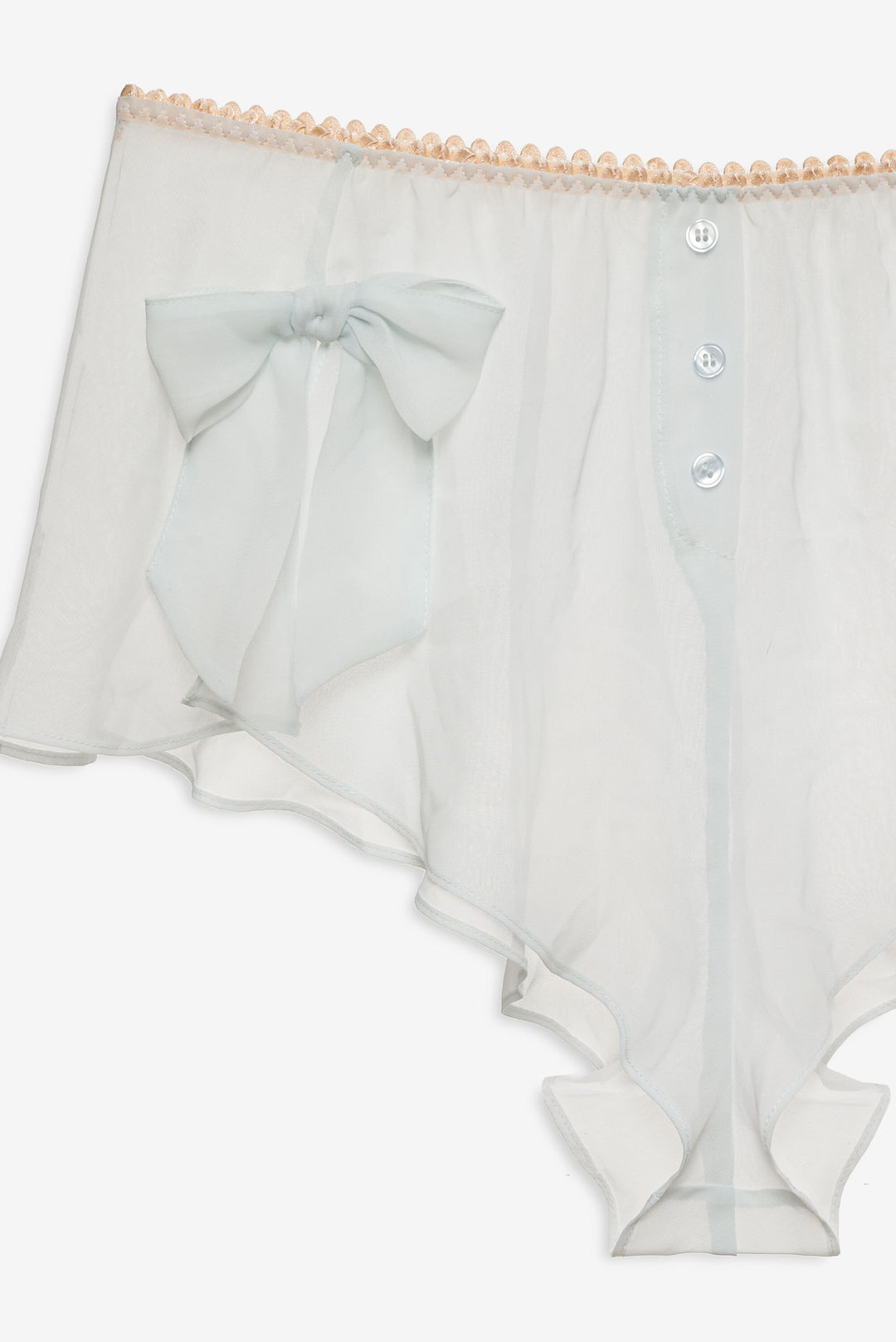 Winter Roses Short Blue