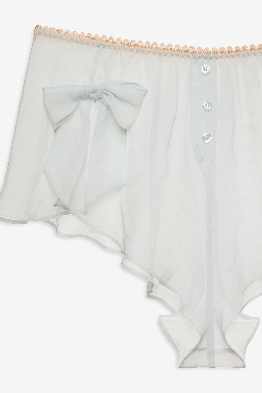 Winter Roses Short Blue