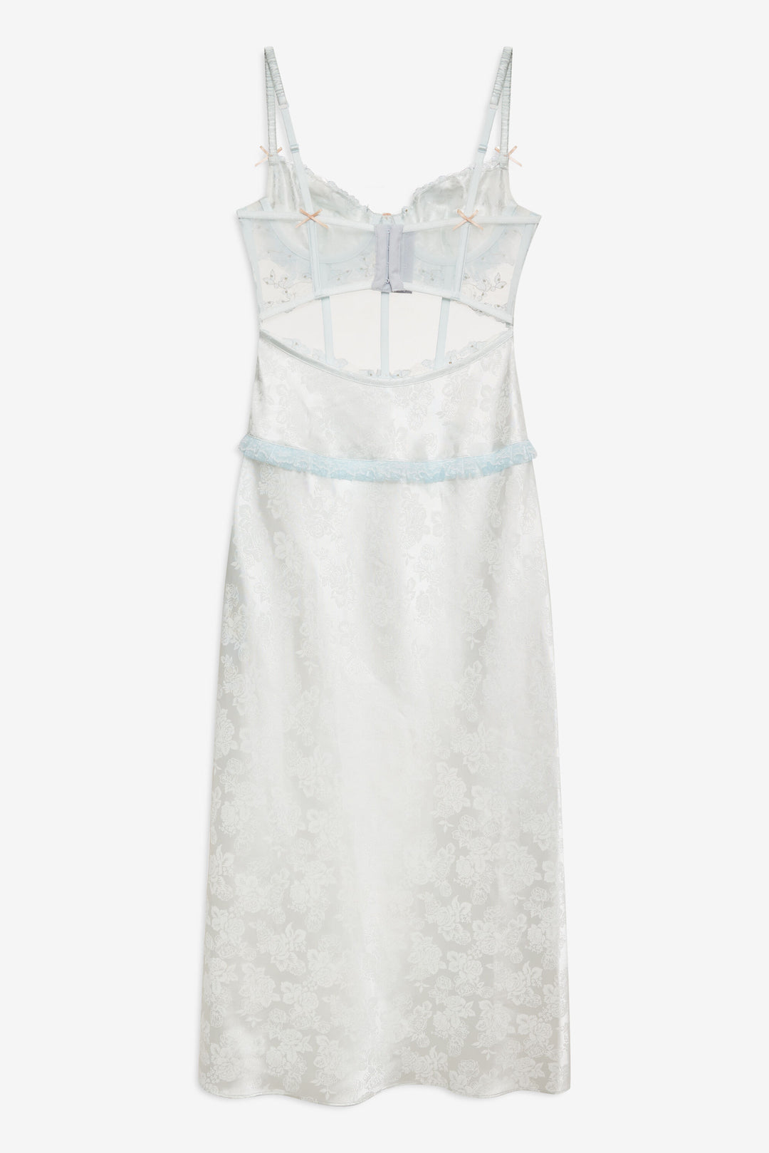 Maribel Maxi Slip Dress Blue