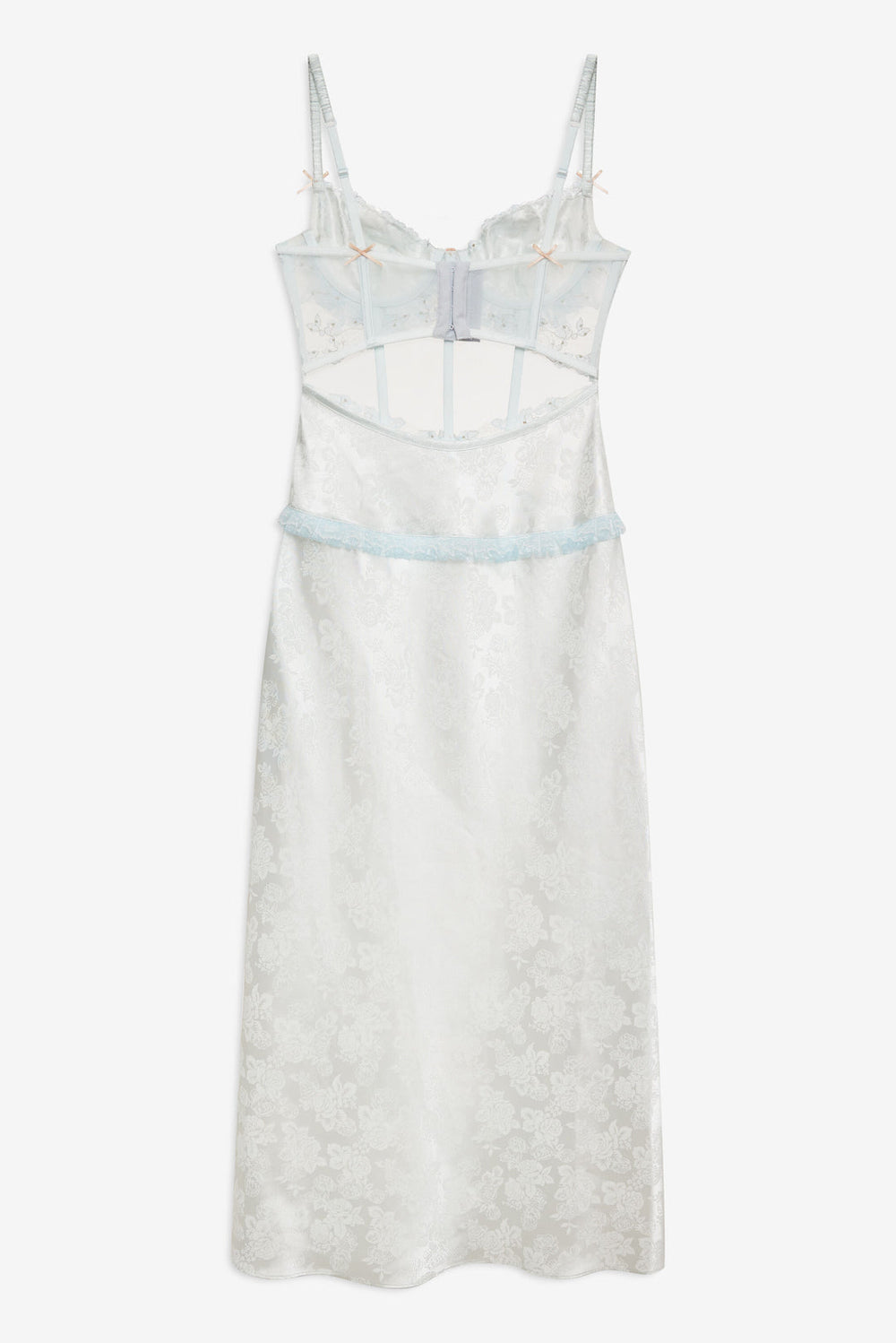 Maribel Maxi Slip Dress Blue