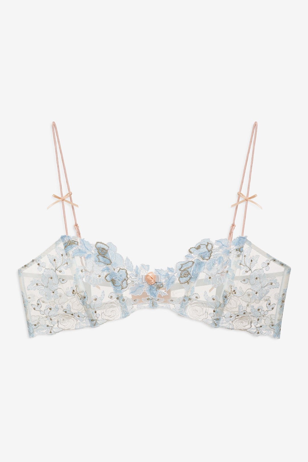 Winter Roses Bra Blue