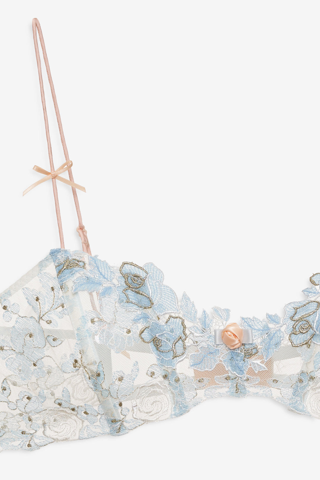 Winter Roses Bra Blue
