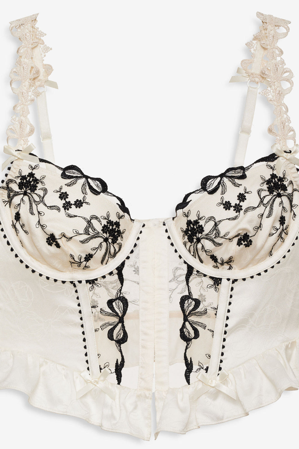 Bow Time Bustier Cream