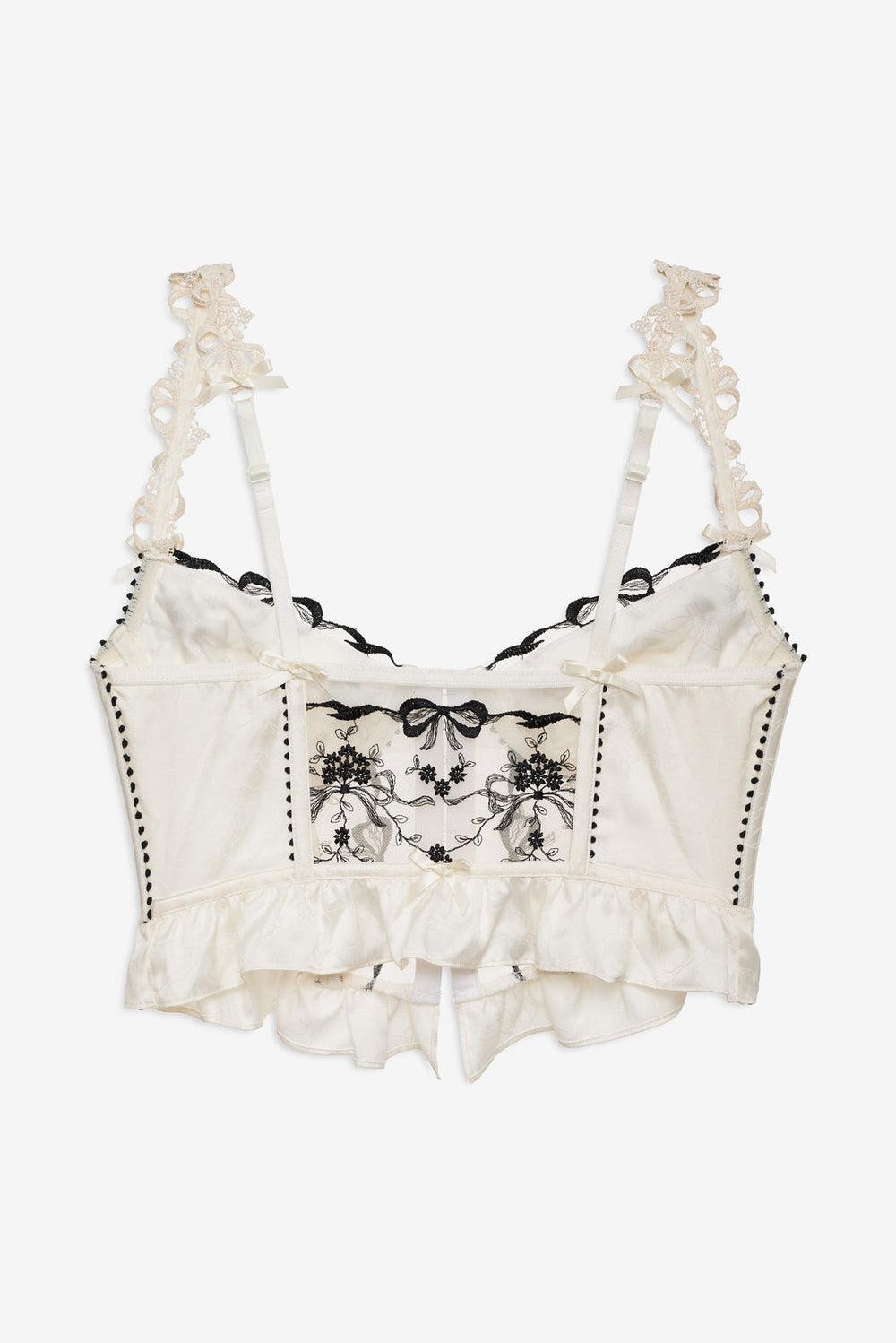 Bow Time Bustier Cream