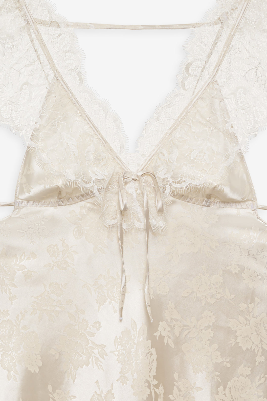 Audrey Mini Slip Dress Cream