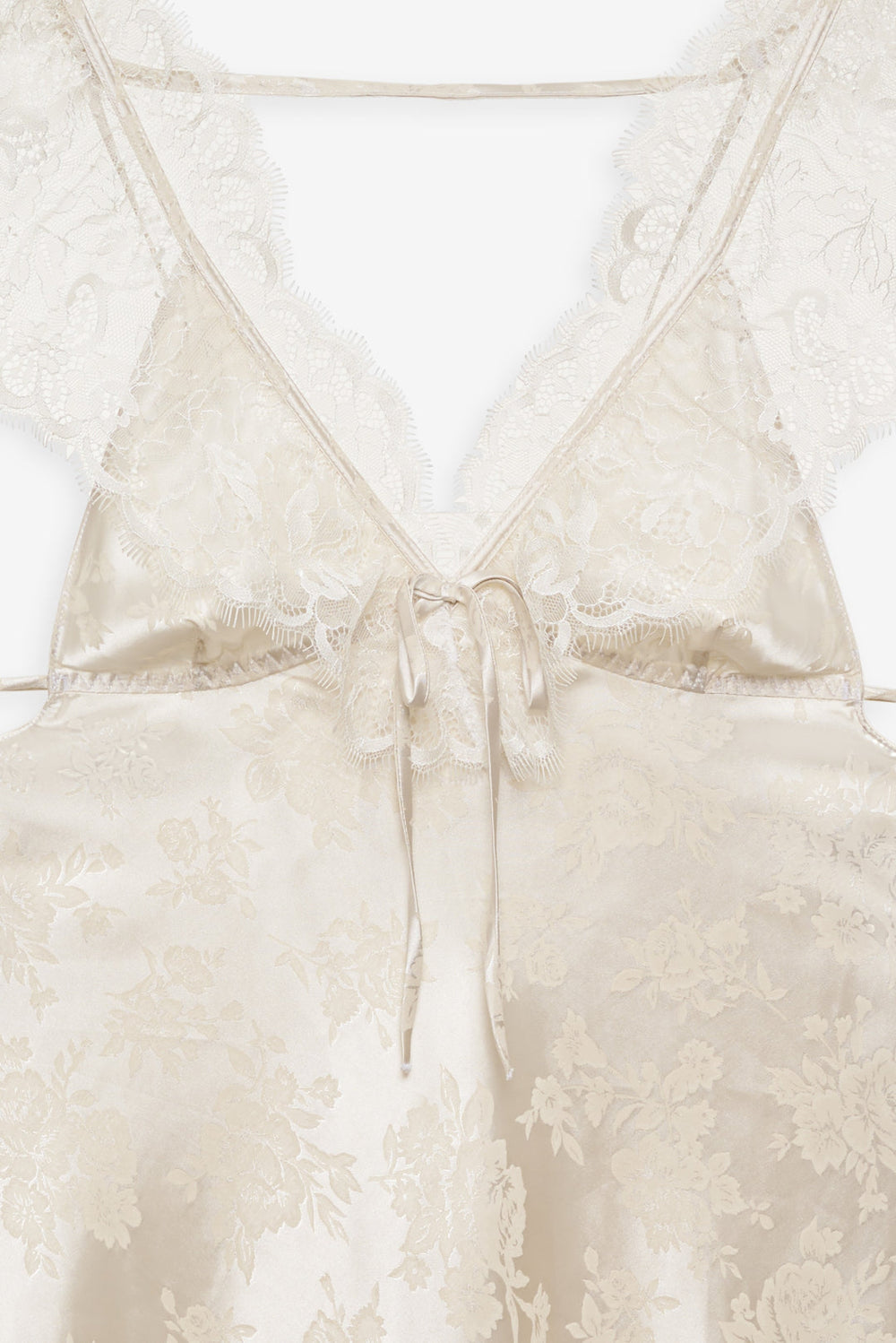 Audrey Mini Slip Dress Cream