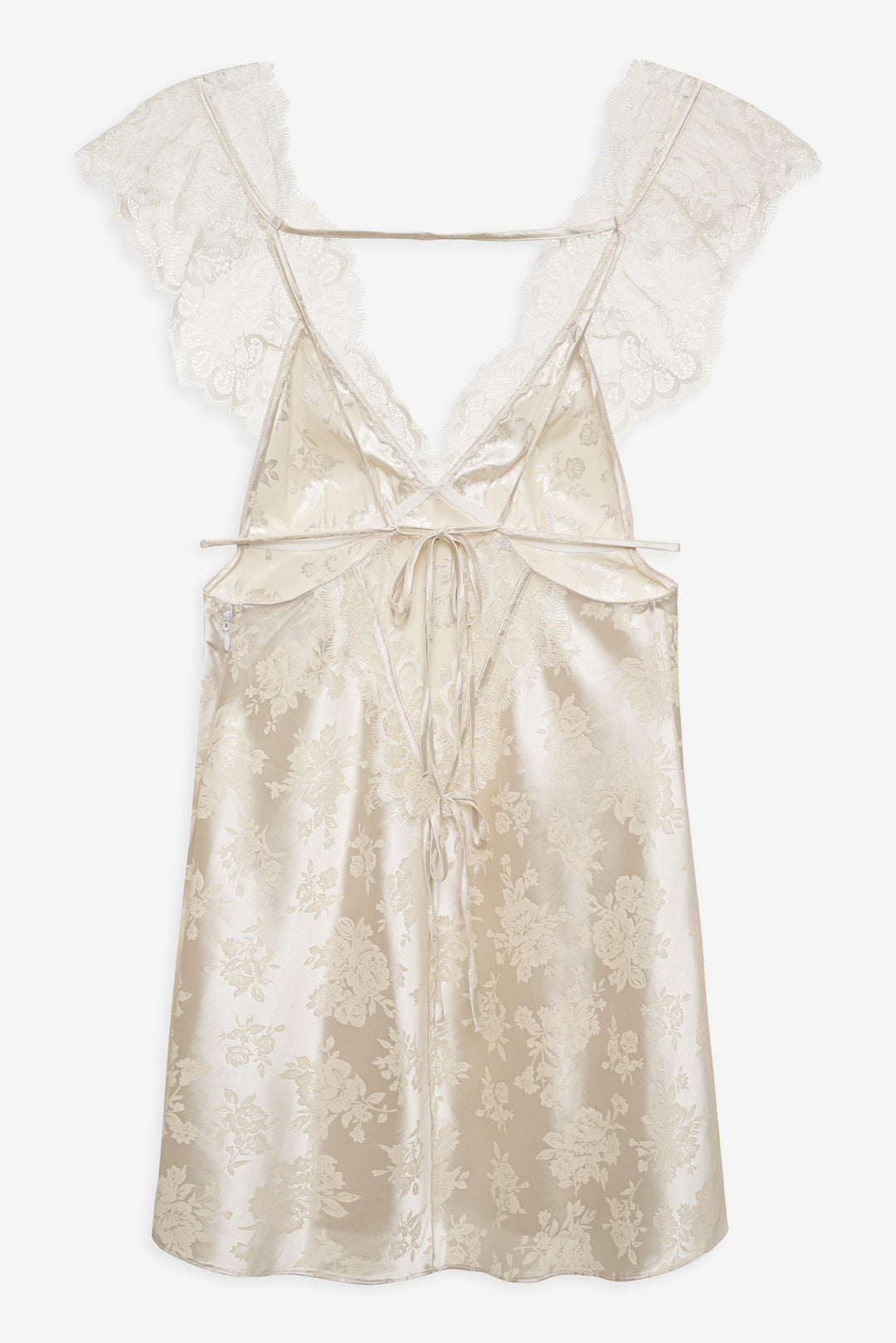 Audrey Mini Slip Dress Cream