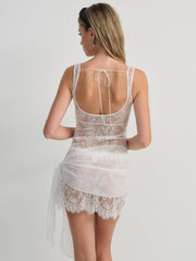 Sonja Slip Dress White