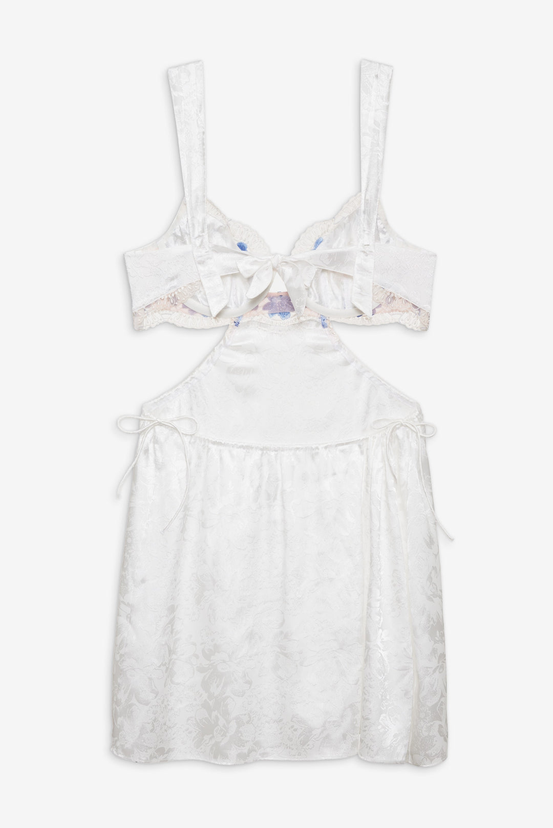 Festival Rose Slip Dress Blue