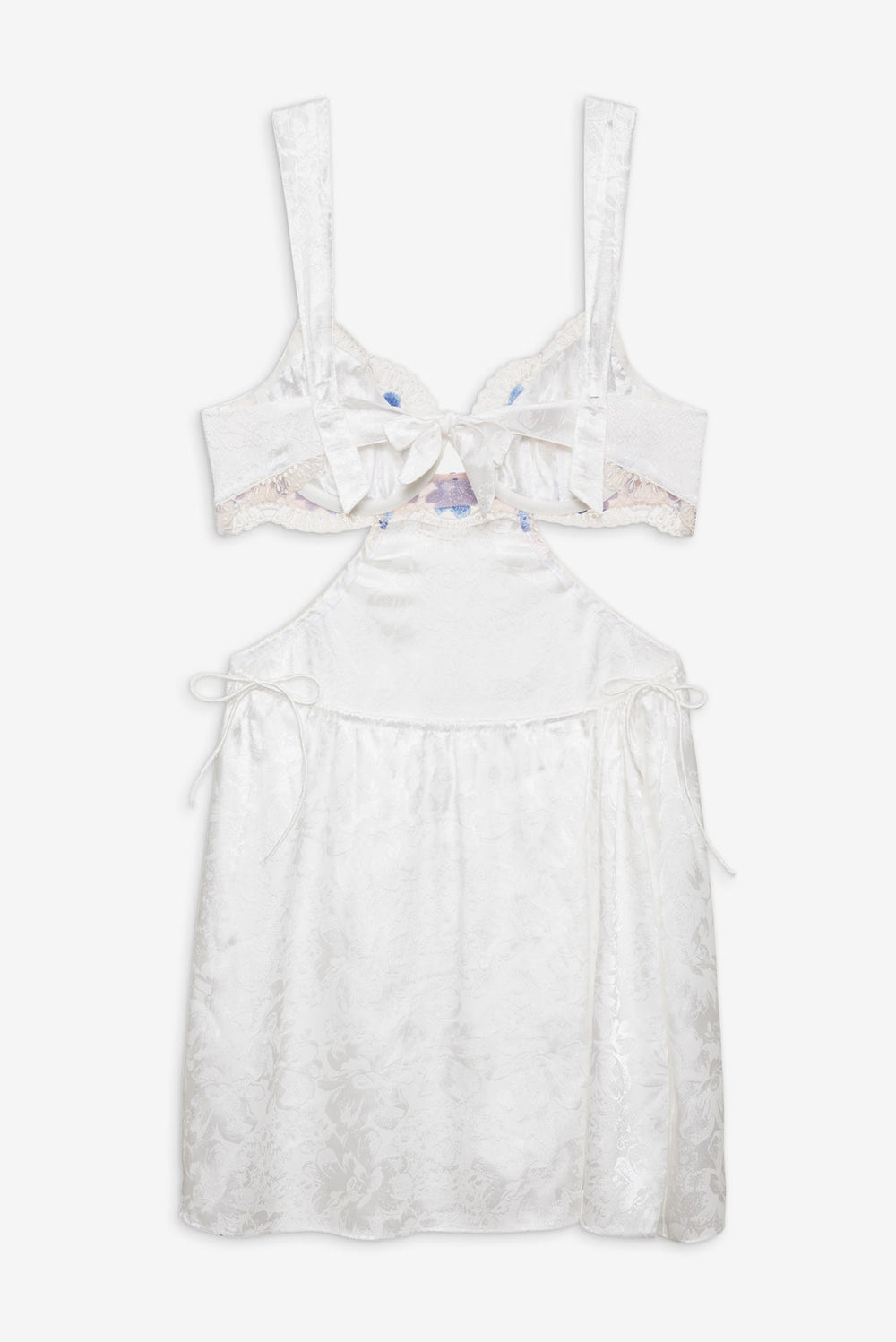 Festival Rose Slip Dress Blue