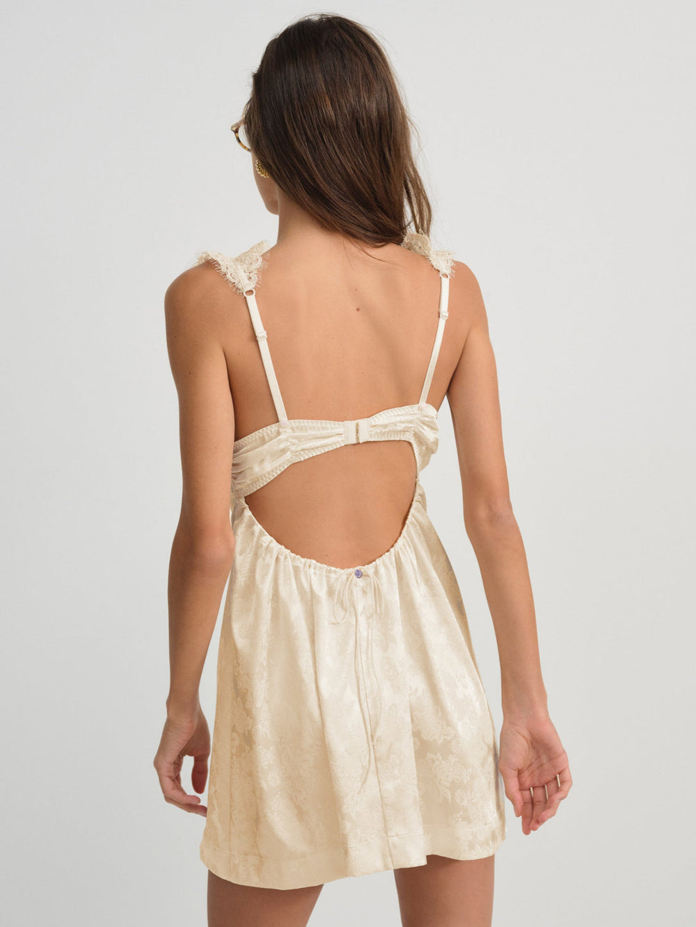Victoria Slip Dress Cream