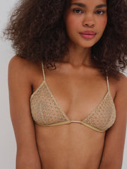 Glitter Bralette Gold
