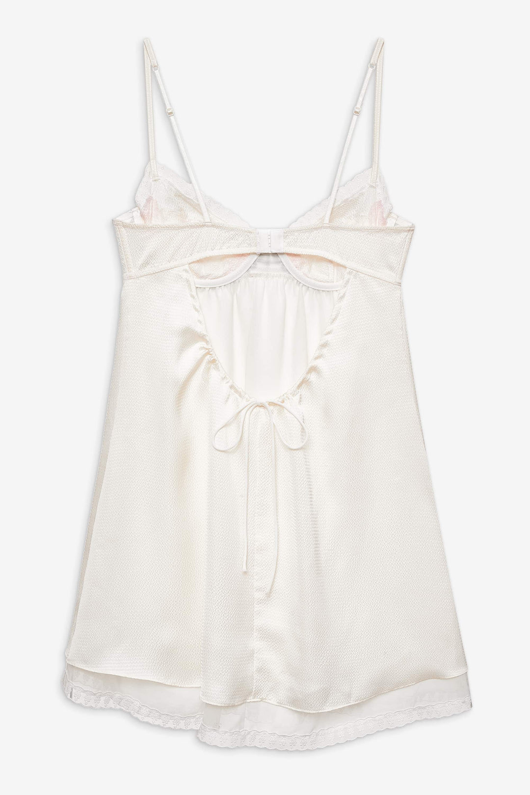 Evie Floral Slip Dress Cream