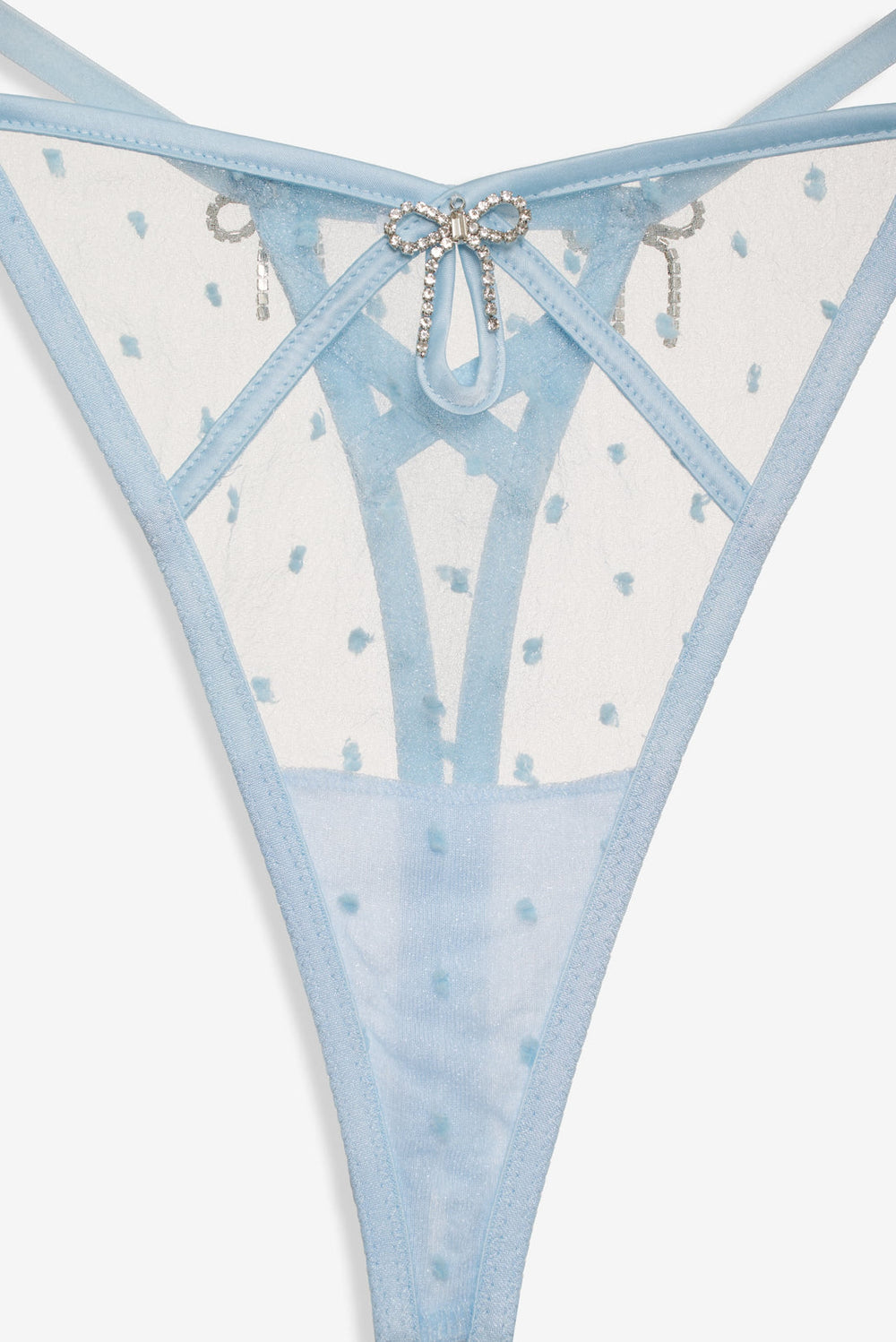 Izzy Thong Panty Blue