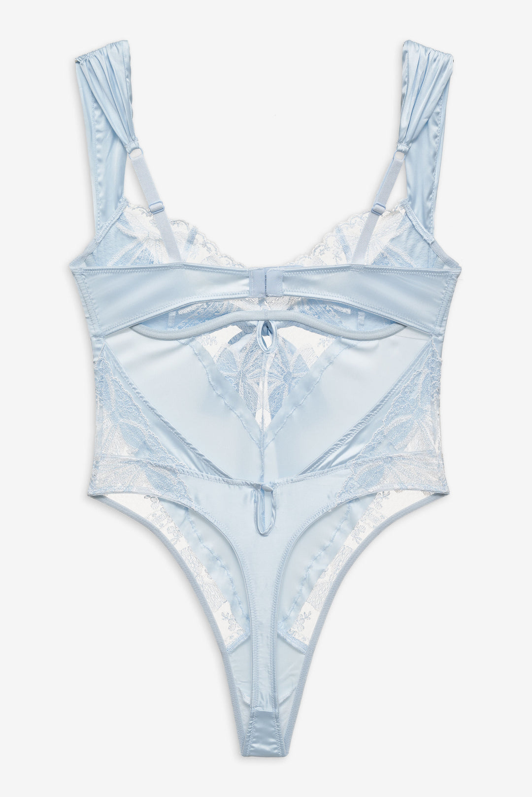 Blair Bow Bodysuit Blue