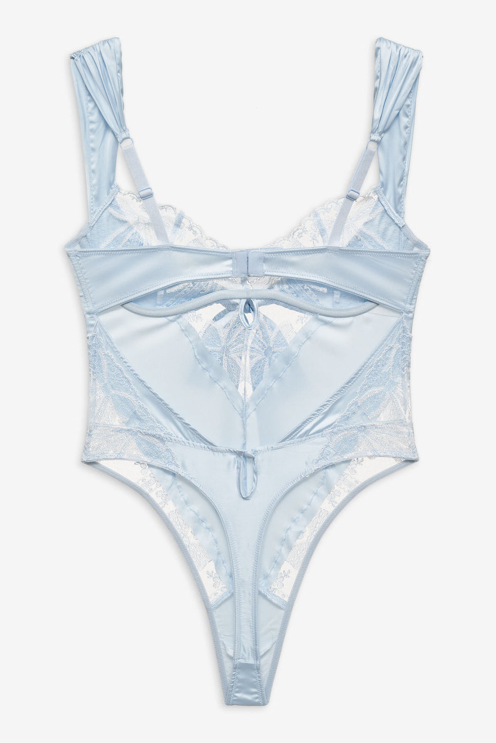 Blair Bow Bodysuit Blue