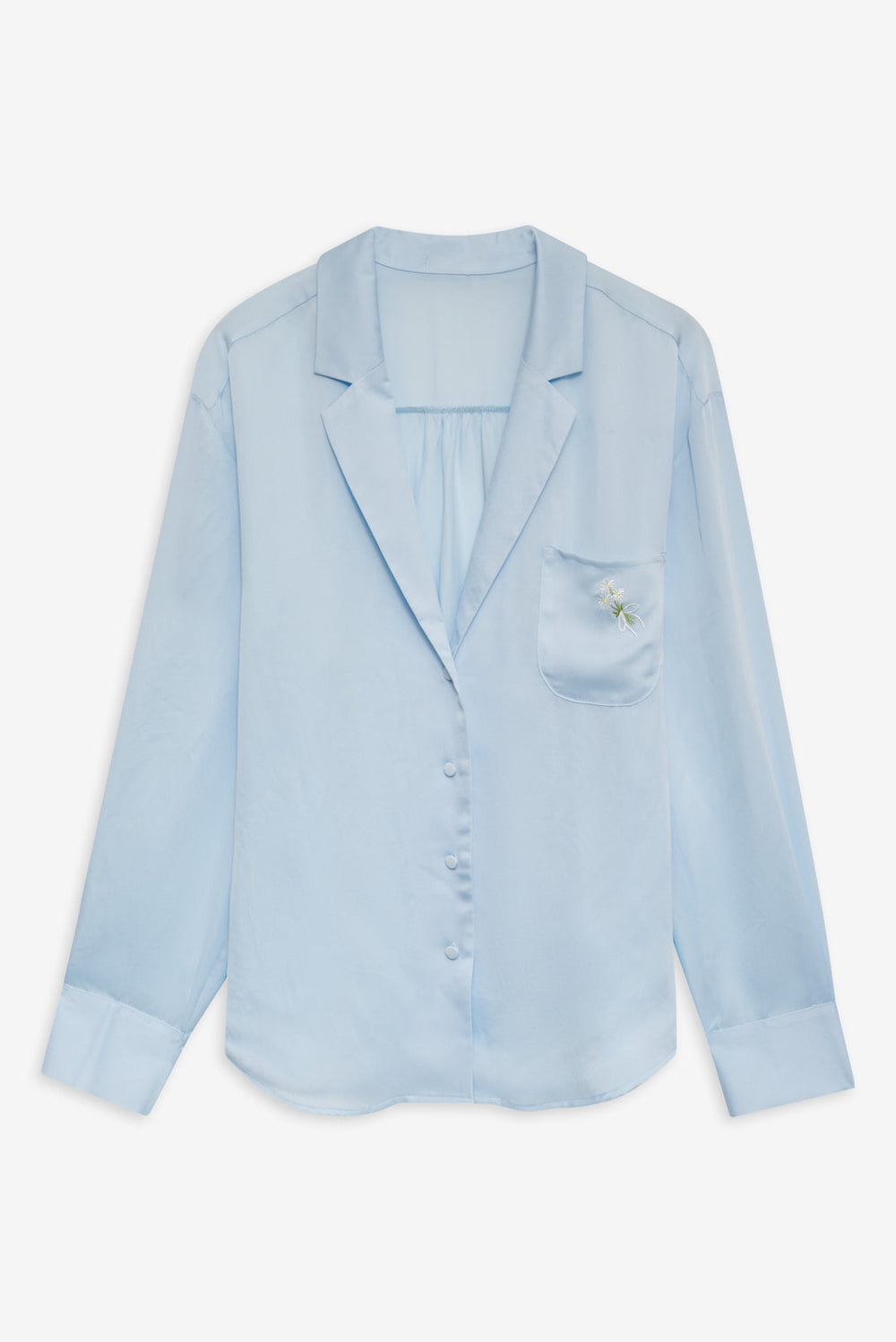 Everyday Pajama Top Blue