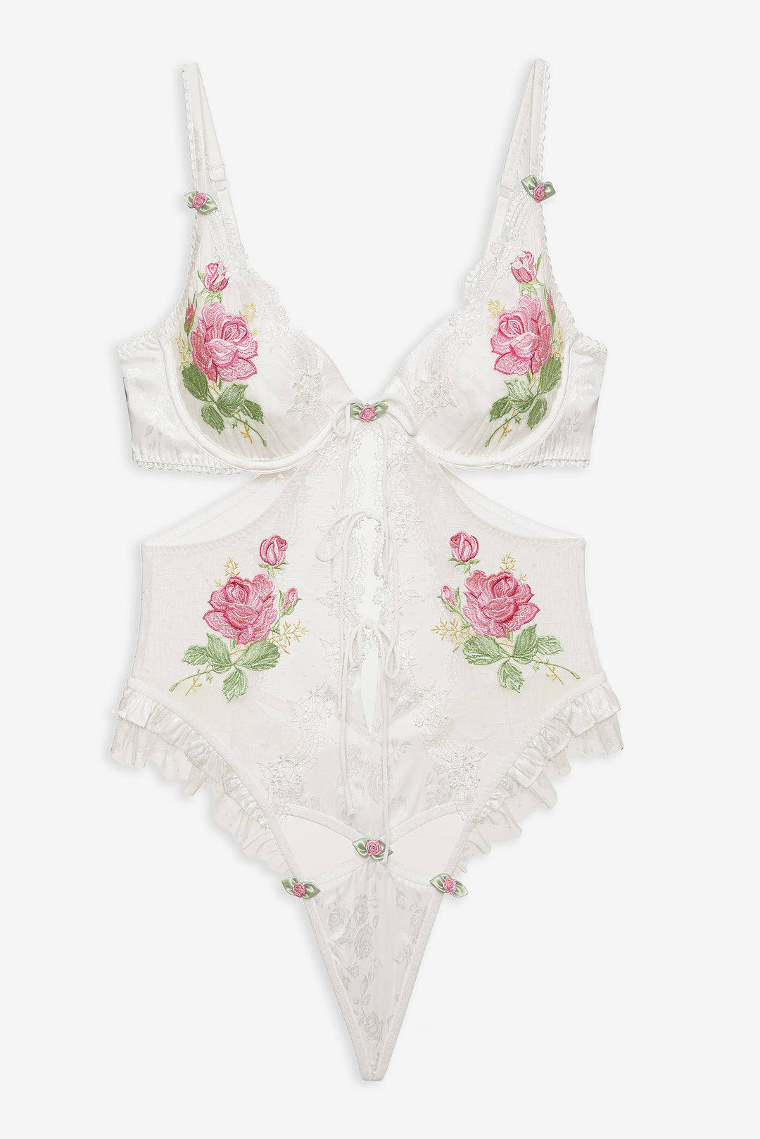 Heirloom Rose Teddy White