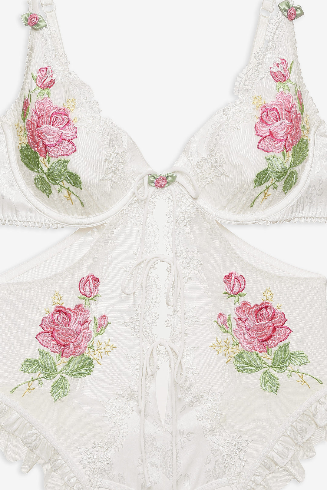 Heirloom Rose Teddy White