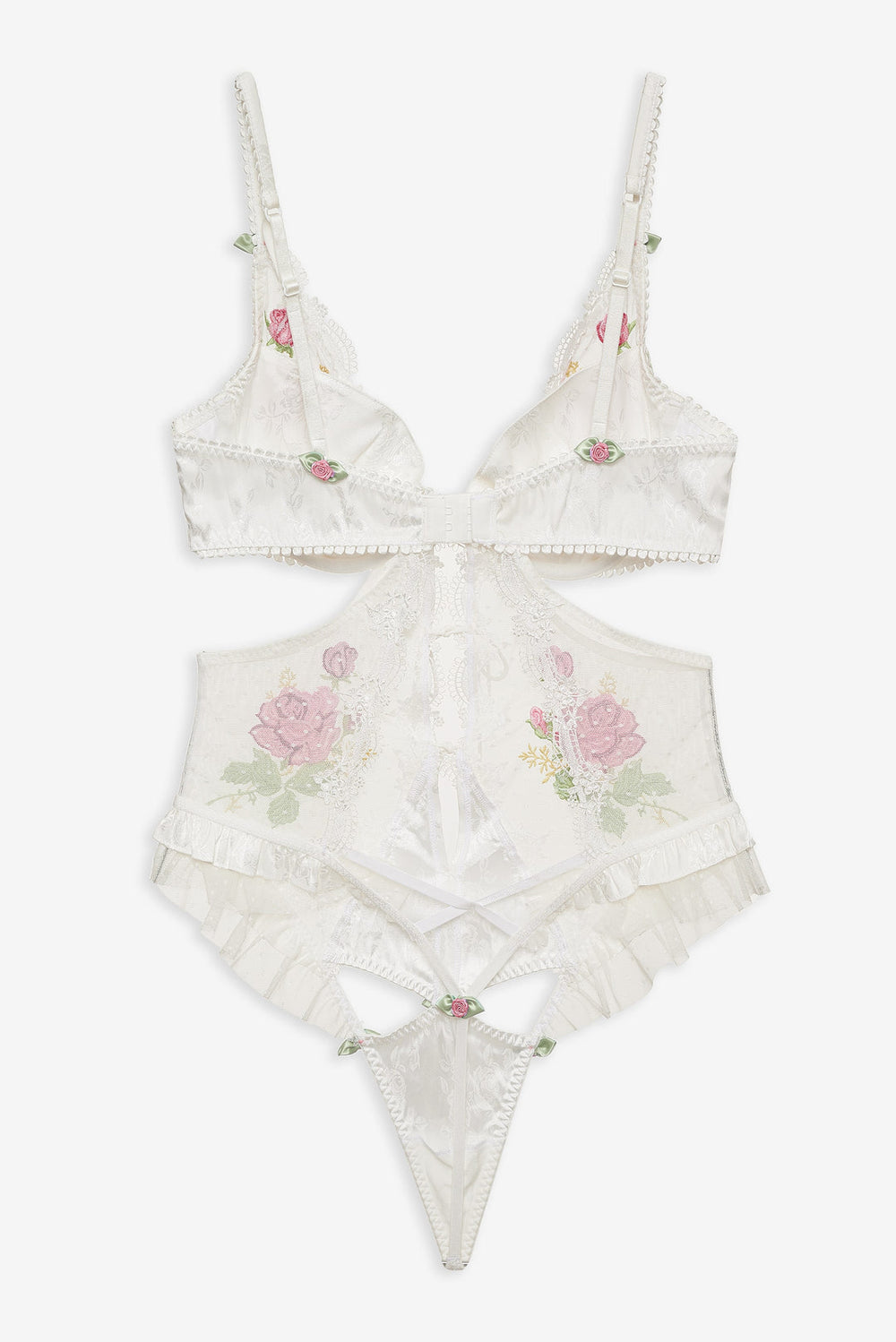 Heirloom Rose Teddy White